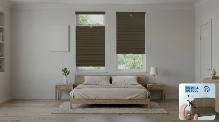 Lazblinds No-Drill Shades
